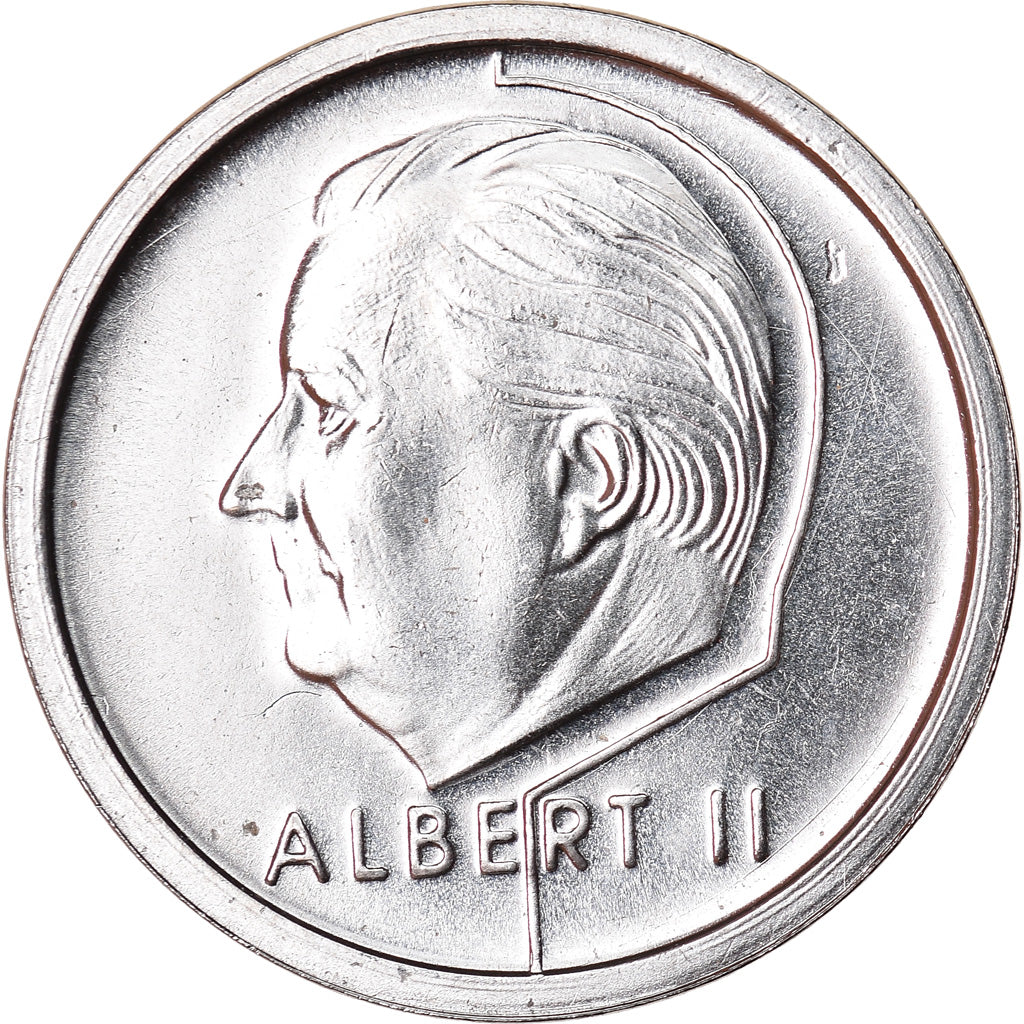 Münze, Belgien, Albert II, Franc, 1994, Brussels, STGL, Nickel Plated Iron