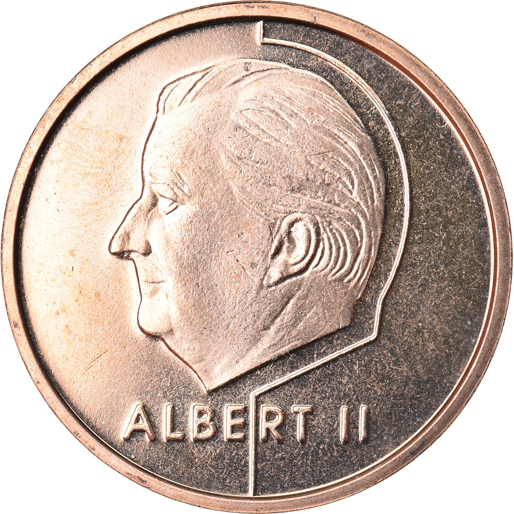Coin, Belgium, Albert II, 20 Francs, 20 Frank, 1999, Brussels, MS(64)