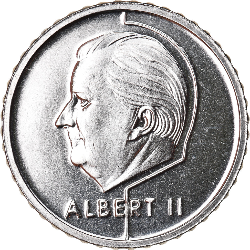 Coin, Belgium, Albert II, 50 Francs, 50 Frank, 1999, Brussels, MS(64), Nickel