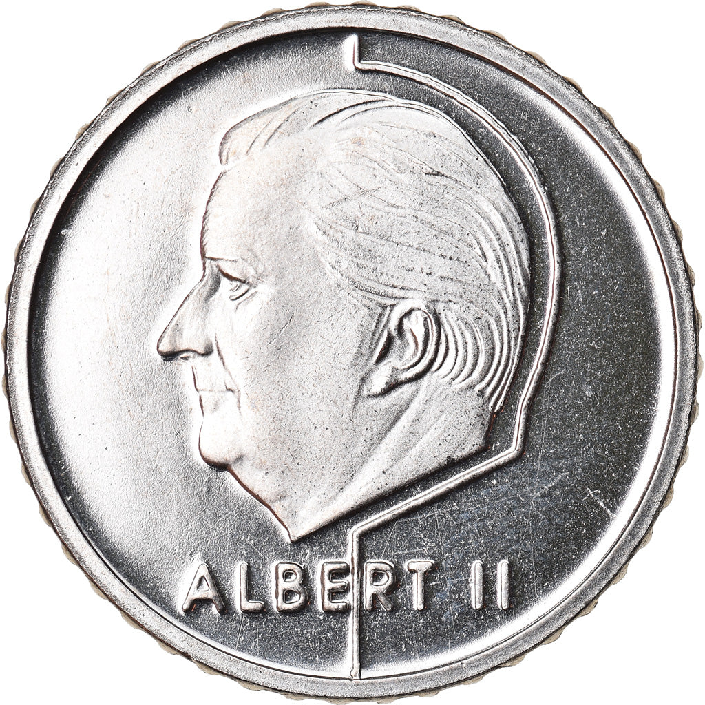 Coin, Belgium, Albert II, 50 Francs, 50 Frank, 1999, Brussels, MS(64), Nickel