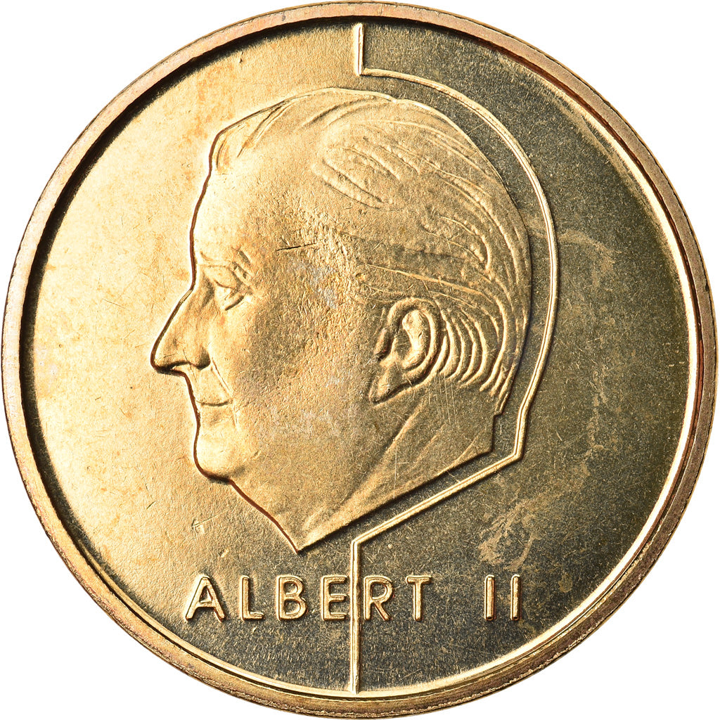Coin, Belgium, Albert II, 5 Francs, 5 Frank, 1999, Brussels, MS(64)