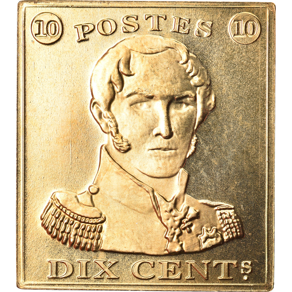 Bélgica, Token, 150 Ans du Timbre-Poste Belge, 1999, FDC, Cuproníquel