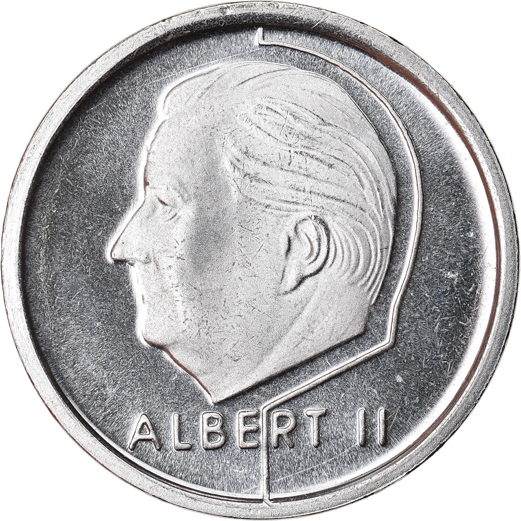 Moneda, Bélgica, Albert II, Franc, 1995, FDC, Níquel chapado en hierro, KM:188