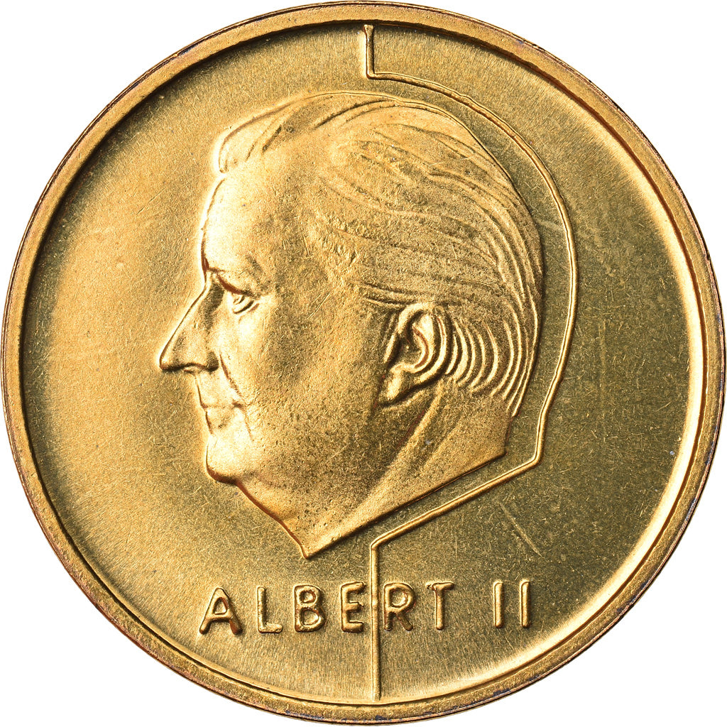 Coin, Belgium, Albert II, 5 Francs, 5 Frank, 1995, Brussels, MS(65-70)