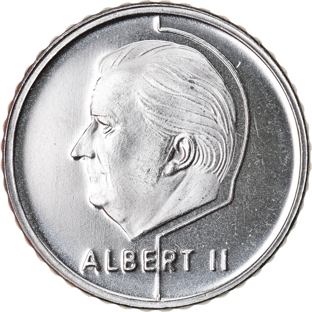 Coin, Belgium, Albert II, 50 Francs, 50 Frank, 1995, Brussels, MS(64), Nickel