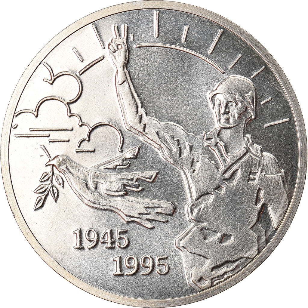Belgium, Token, Cinquantenaire de la fin de la Seconde guerre Mondiale, 1995