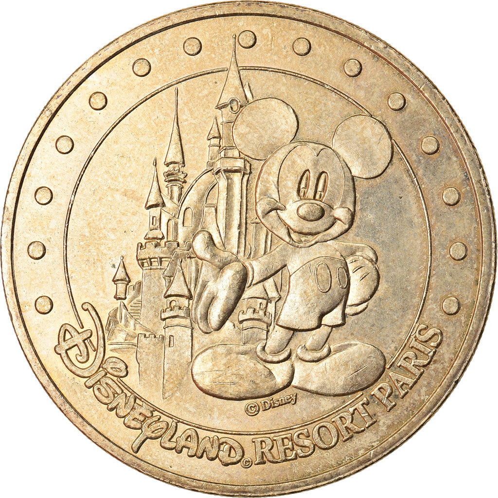France, Token, Touristic token, Disneyland n°1 - le château, 2006, MDP