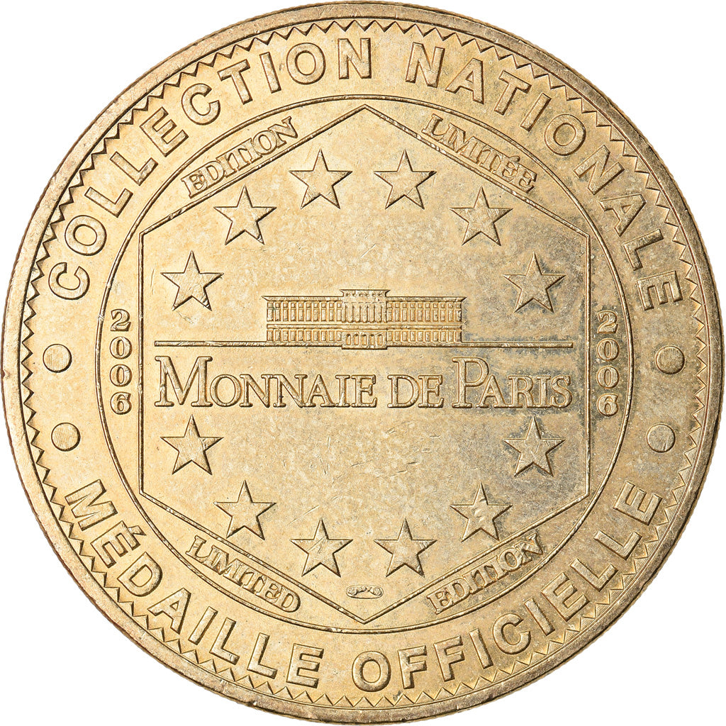 France, Token, Touristic token, Disneyland n°1 - le château, 2006, MDP