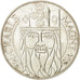 FRANCE, Charlemagne, 100 Francs, 1990, KM #982, AU(55-58), Silver, Gadoury...