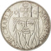 FRANCE, Charlemagne, 100 Francs, 1990, KM #982, AU(55-58), Silver, Gadoury...