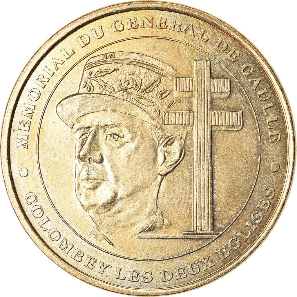 Frankrijk, Token, Toeristisch fiche, Colombey Les Deux Eglises -  Mémorial n°1