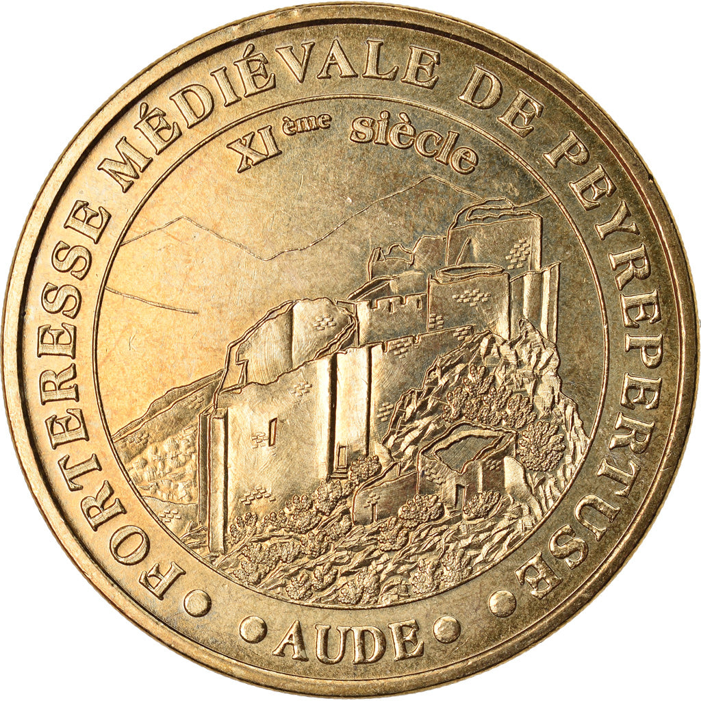 France, Token, Touristic token, 11/ Forteresse de Peyrepertus, 2010, MDP