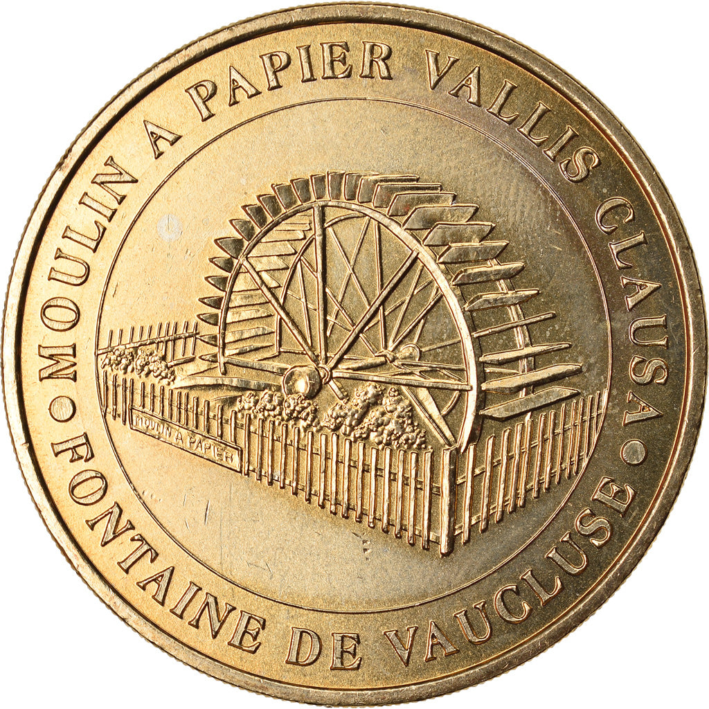 Francia, Token, Touristic token, Fontaine de Vaucluse - Vallis Clausa - Moulin