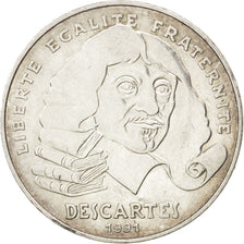 FRANCE, Descartes, 100 Francs, 1991, KM #996, AU(55-58), Silver, Gadoury #906,..