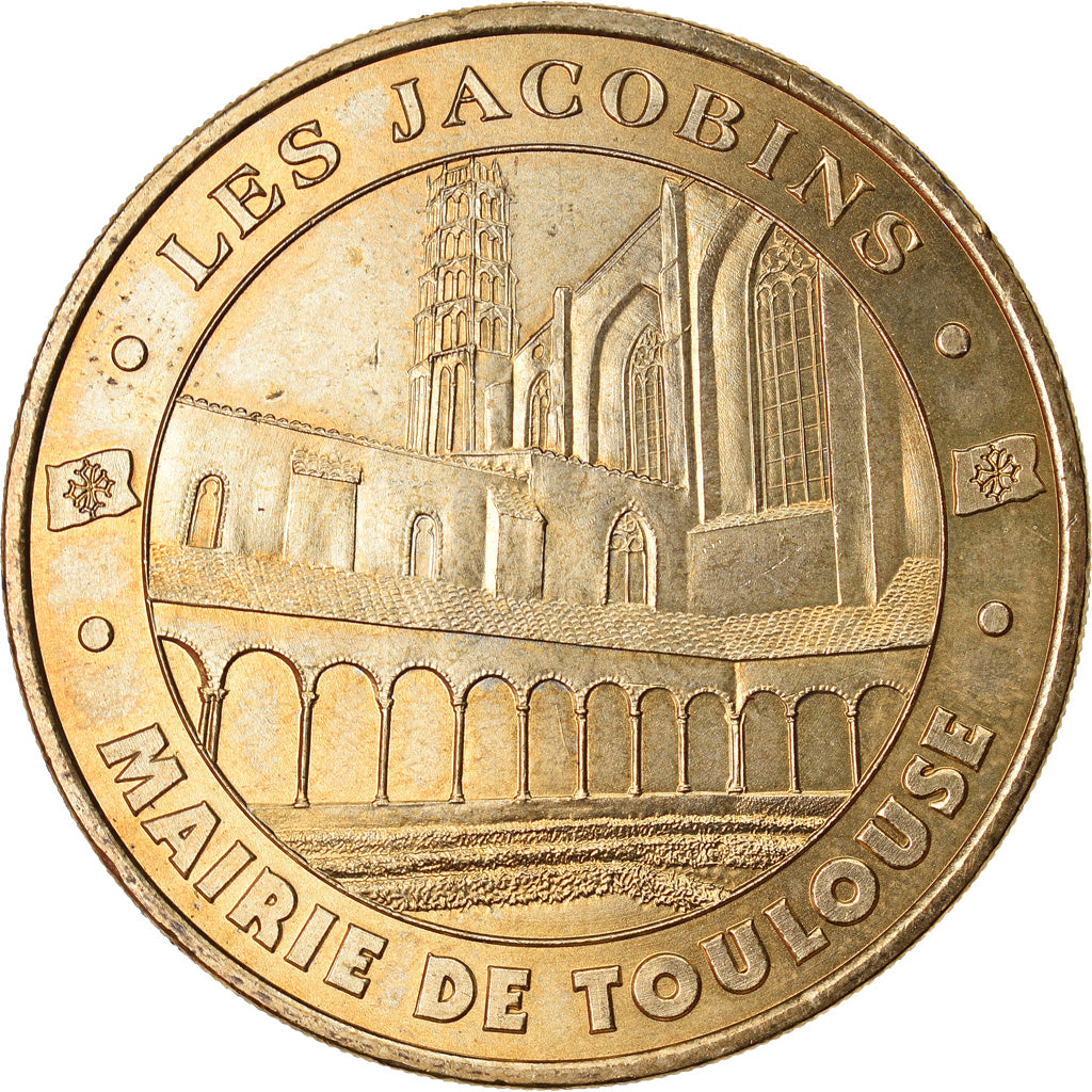 France, Jeton, Jeton Touristique, 31/ Les Jacobins - Toulouse, 2001, MDP, TTB
