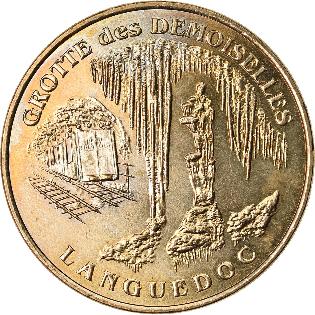 Francia, Token, Touristic token, Ganges - grotte des demoiselles, 2000, MDP, BB