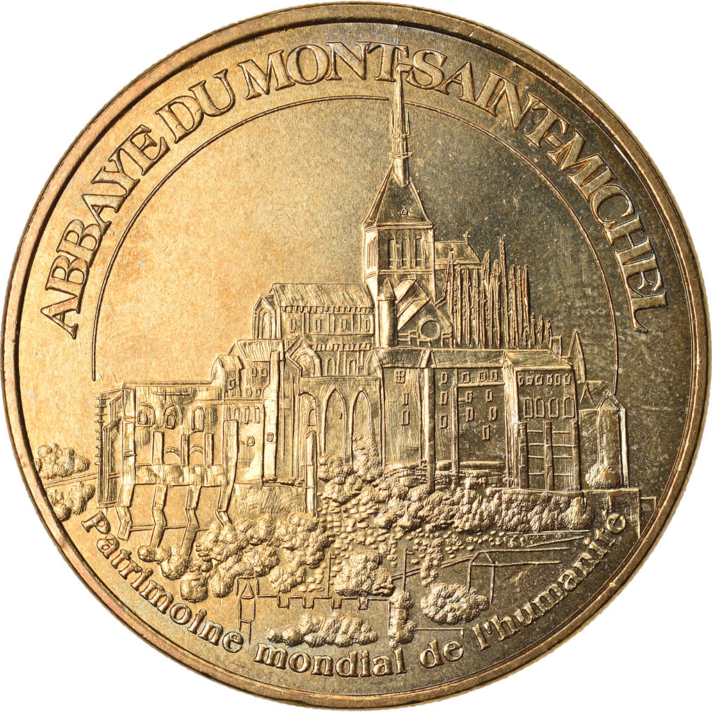 Frankreich, Token, Touristic token, le Mont-Saint-Michel - Vue générale n°4