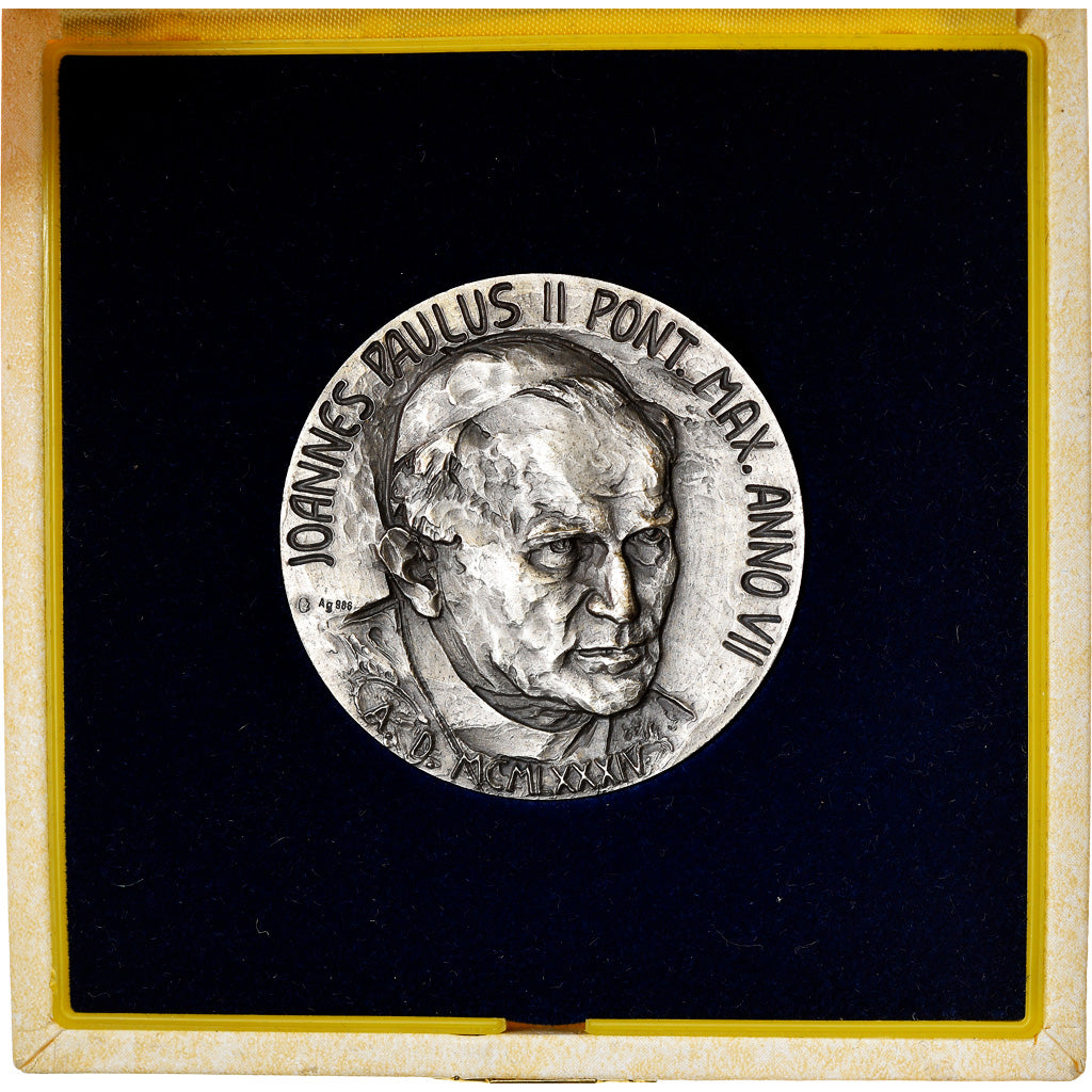 Vatican, Medal, VII Anno di Pontificato di Giovanni Paolo II, Religions &