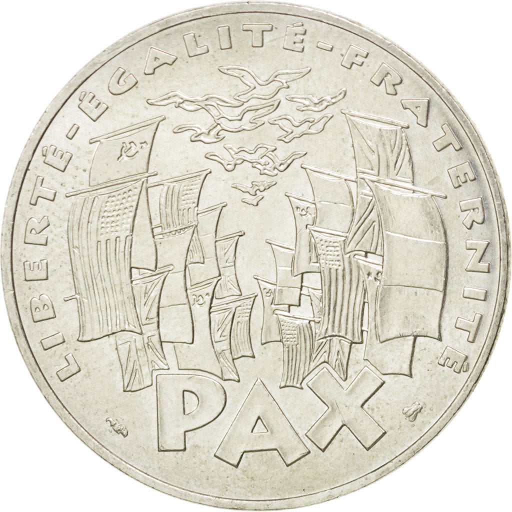 FRANCE, 8 mai 1945, 100 Francs, 1995, KM #1116.1, AU(55-58), Silver, 31,...