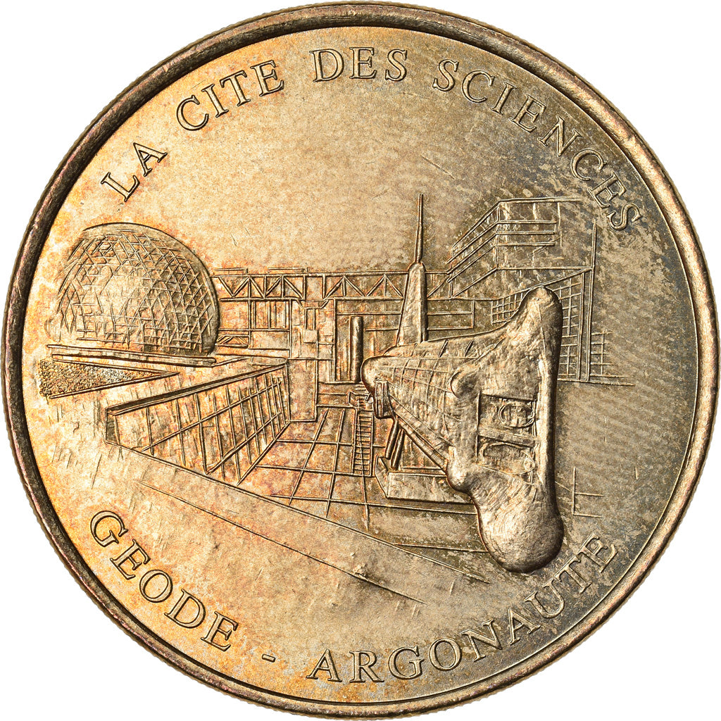 France, Jeton, Jeton Touristique, Cité des Sciences n°1- La Géode-, Arts &