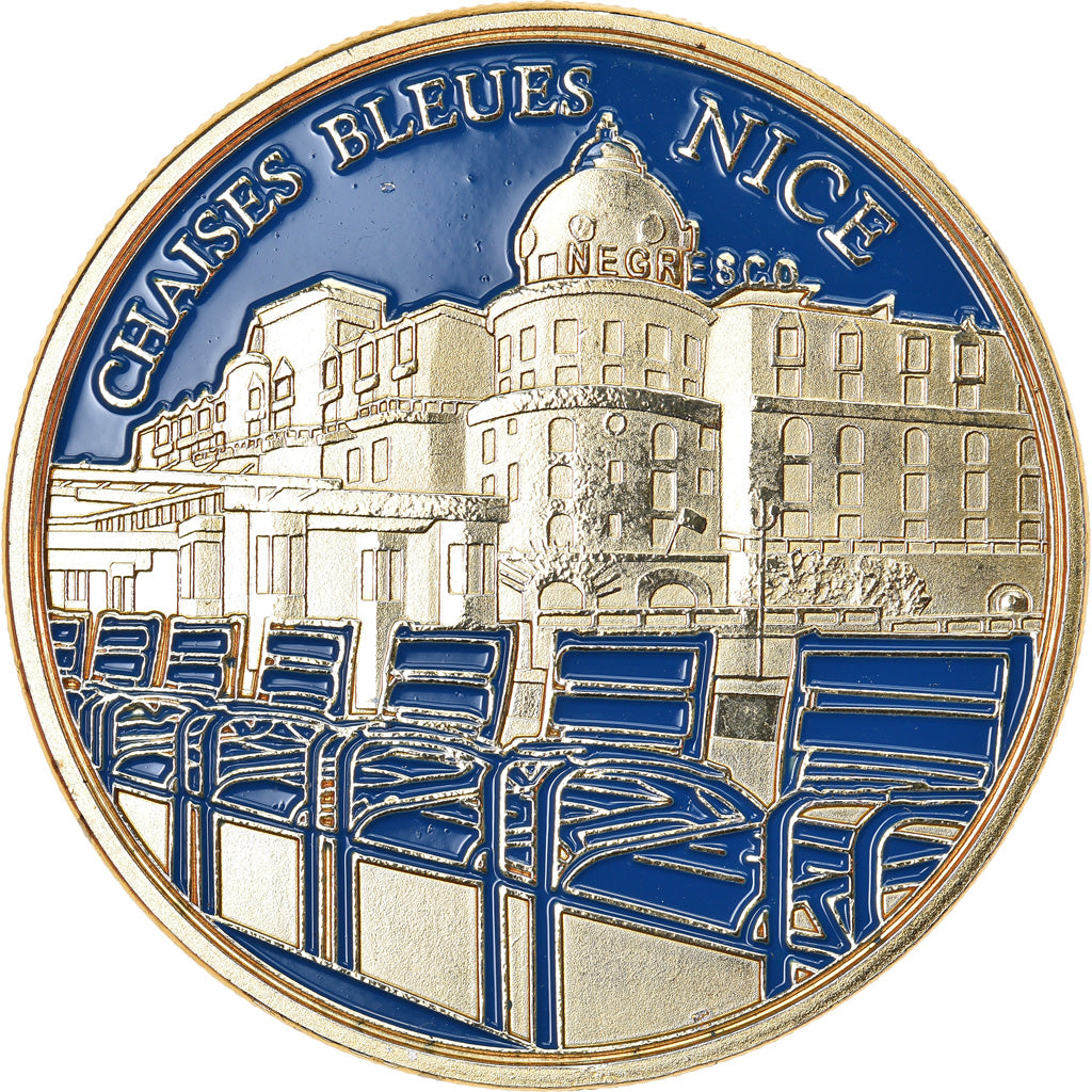 France, Token, Touristic token, Nice - Les chaises bleues, Souvenirs et
