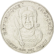 Coin, France, Clovis, 100 Francs, 1996, AU(50-53), Silver, KM:1180, Gadoury:953