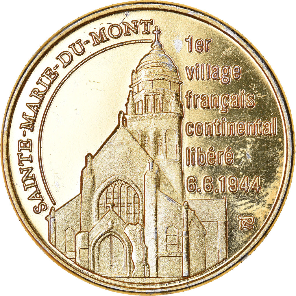 Frankrijk, Token, Toeristisch fiche, Normandie - Sainte-Marie-du-Mont, Souvenirs