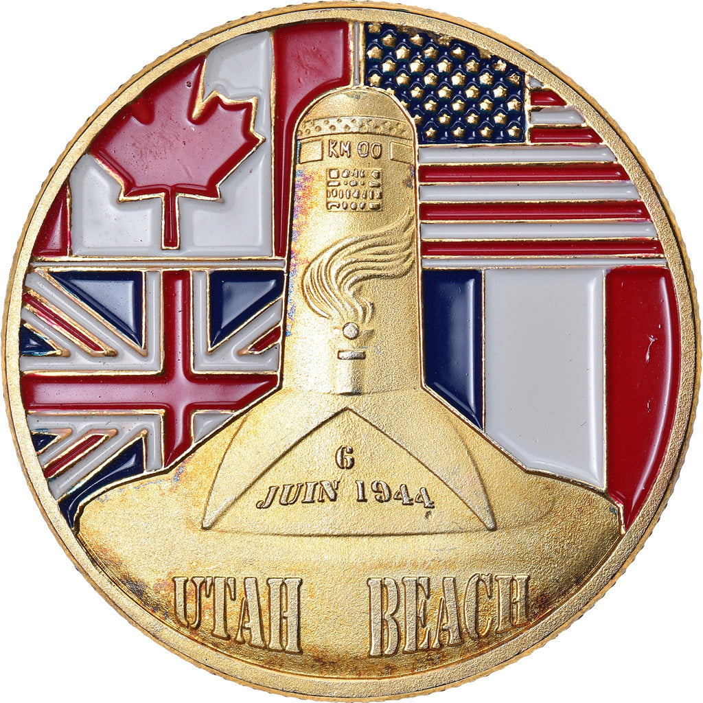 France, Token, Touristic token, Normandie - Débarquement allié - Utah Beach