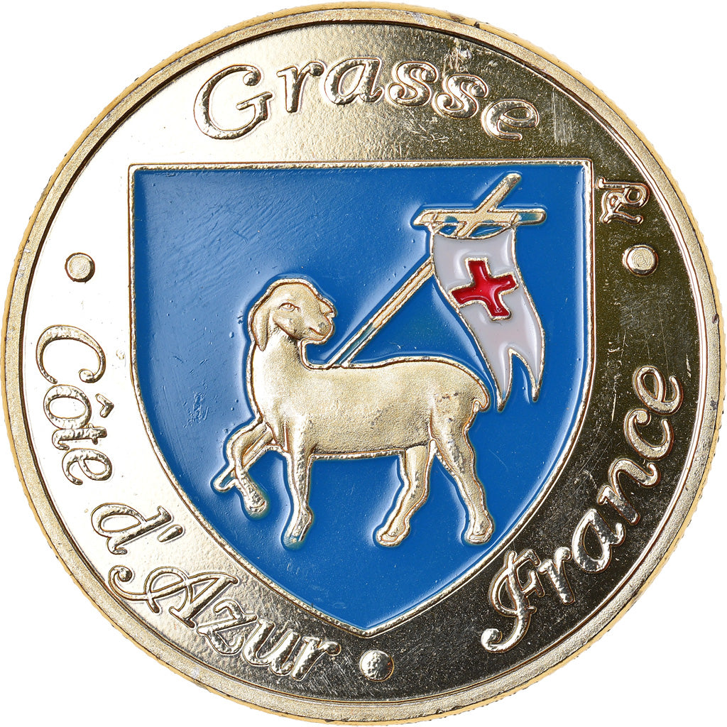 France, Token, Touristic token, Côte d'Azur - Grasse, Souvenirs et Patrimoine