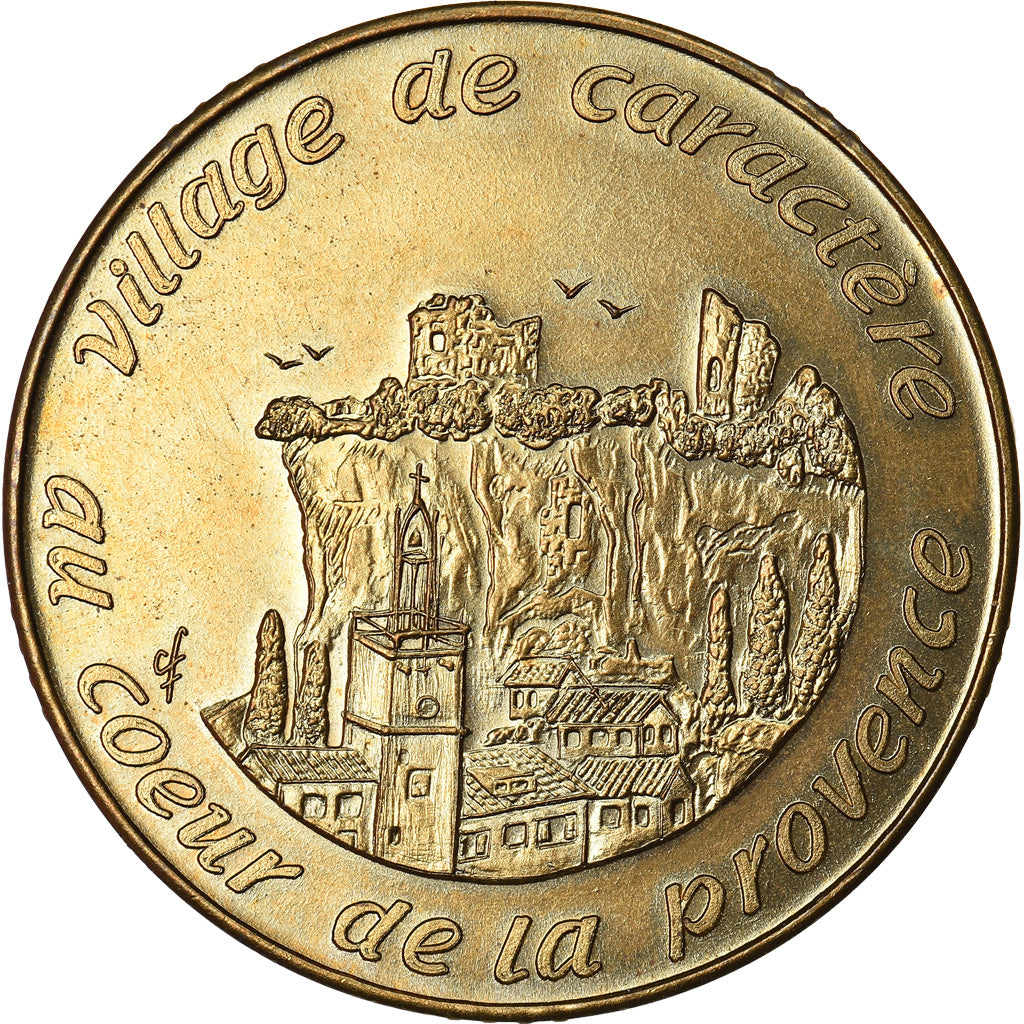 Francja, 1-1/2 Euro, Euro des Villes, 1997, Cotignac - Village de caractère