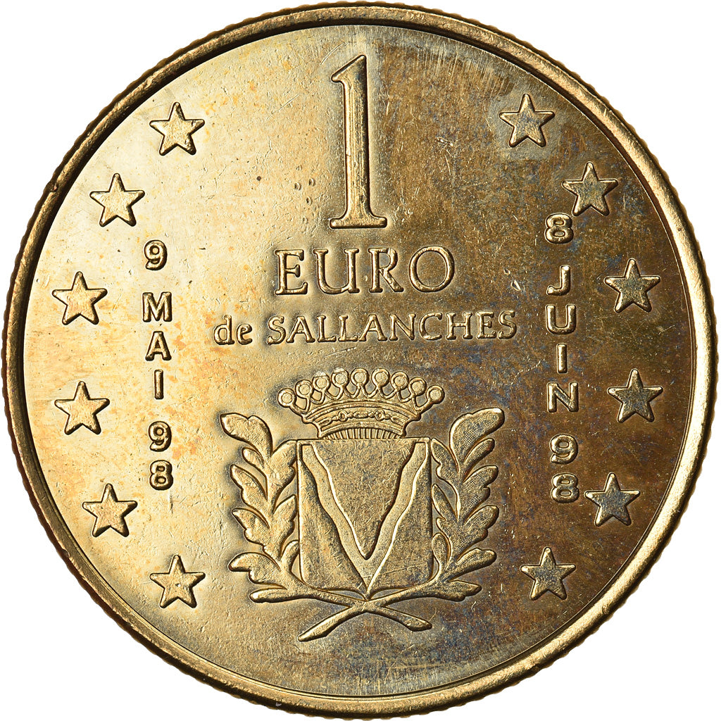 Frankreich, Euro, Euro des Villes, 1998, Sallanches - Porte du Mont Blanc, VZ