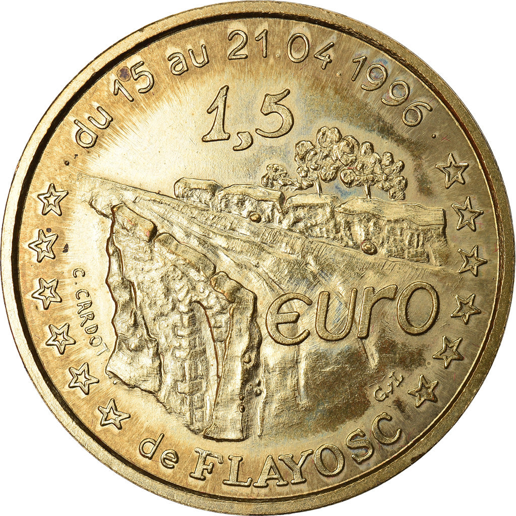 Frankrijk, 1-1/2 Euro, Euro des Villes, 1996, Flayosc - Première porte du