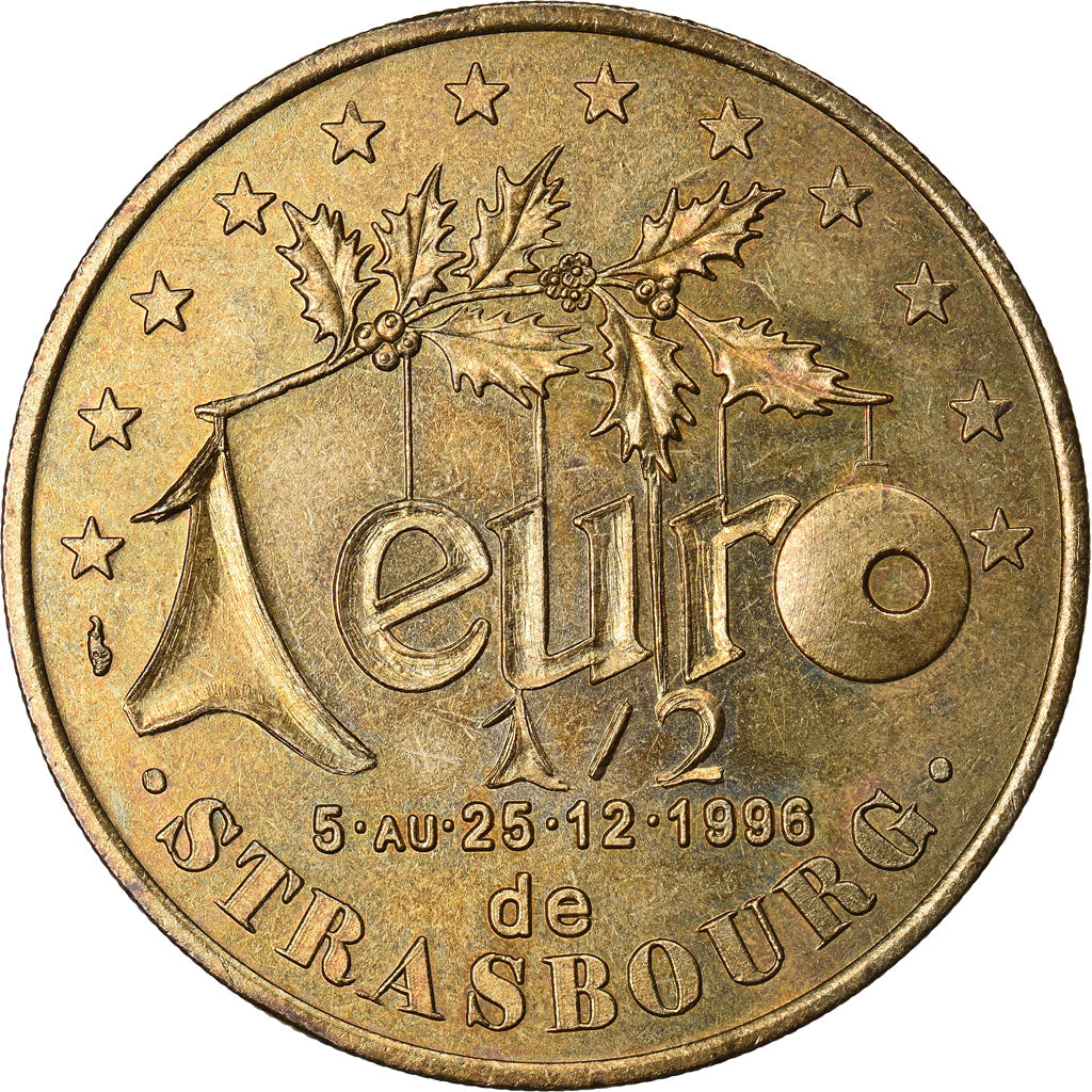 Frankrijk, 1-1/2 Euro, Euro des Villes, 1996, Strasbourg - Association
