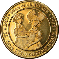 France, 3 Euro, Euro des Villes, 1996, Sélestat - 30 ans de jumelage, SUP