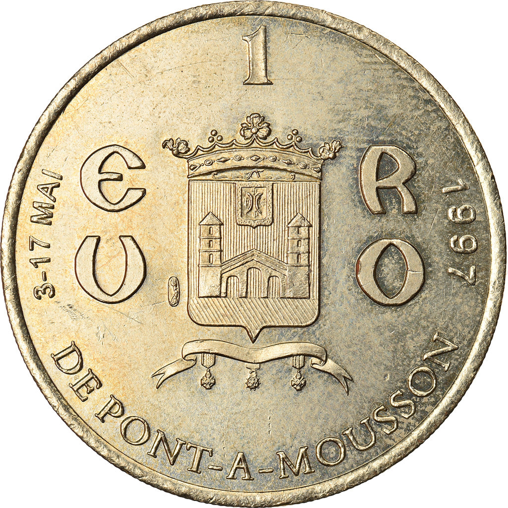 Frankrijk, Euro, Euro des Villes, 1997, Pont-à-Mousson - Abbaye des