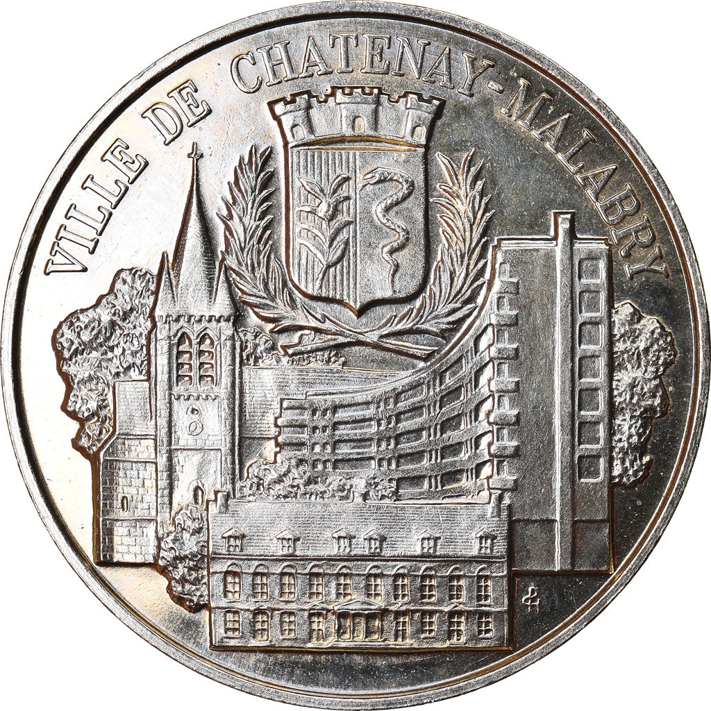 Francia, 2 Euro, Euro des Villes, 1998, Chatenay-Malabry, SPL-, N.C.