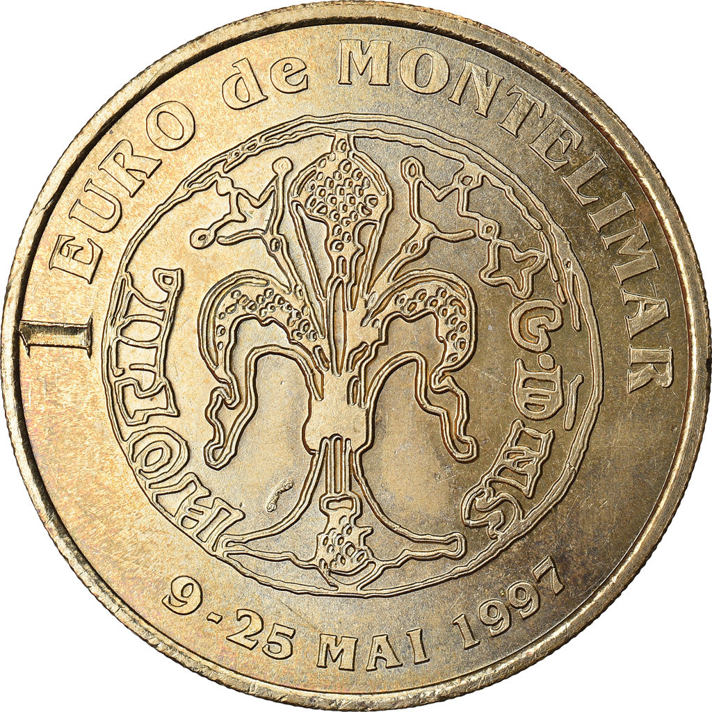 Frankrijk, Euro, Euro des Villes, 1997, Montélimar - Château des Adhémar, PR