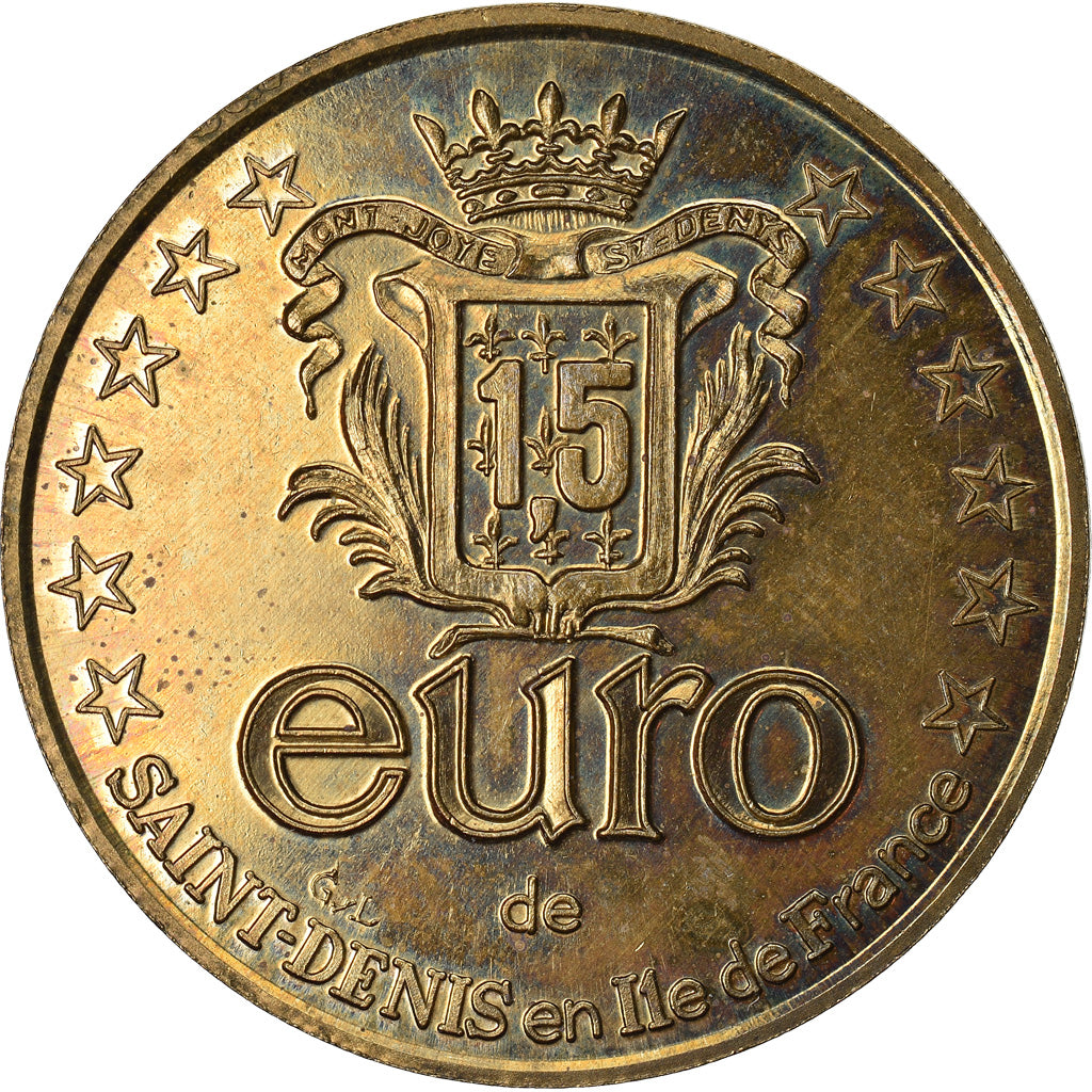 Frankrijk, 1-1/2 Euro, Euro des Villes, 1996, Saint-Denis - Ile de France, PR