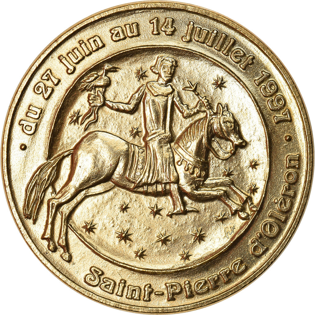 France, 1-1/2 Euro, Euro des Villes, 1997, Saint-Pierre-d'Oléron, AU(55-58)