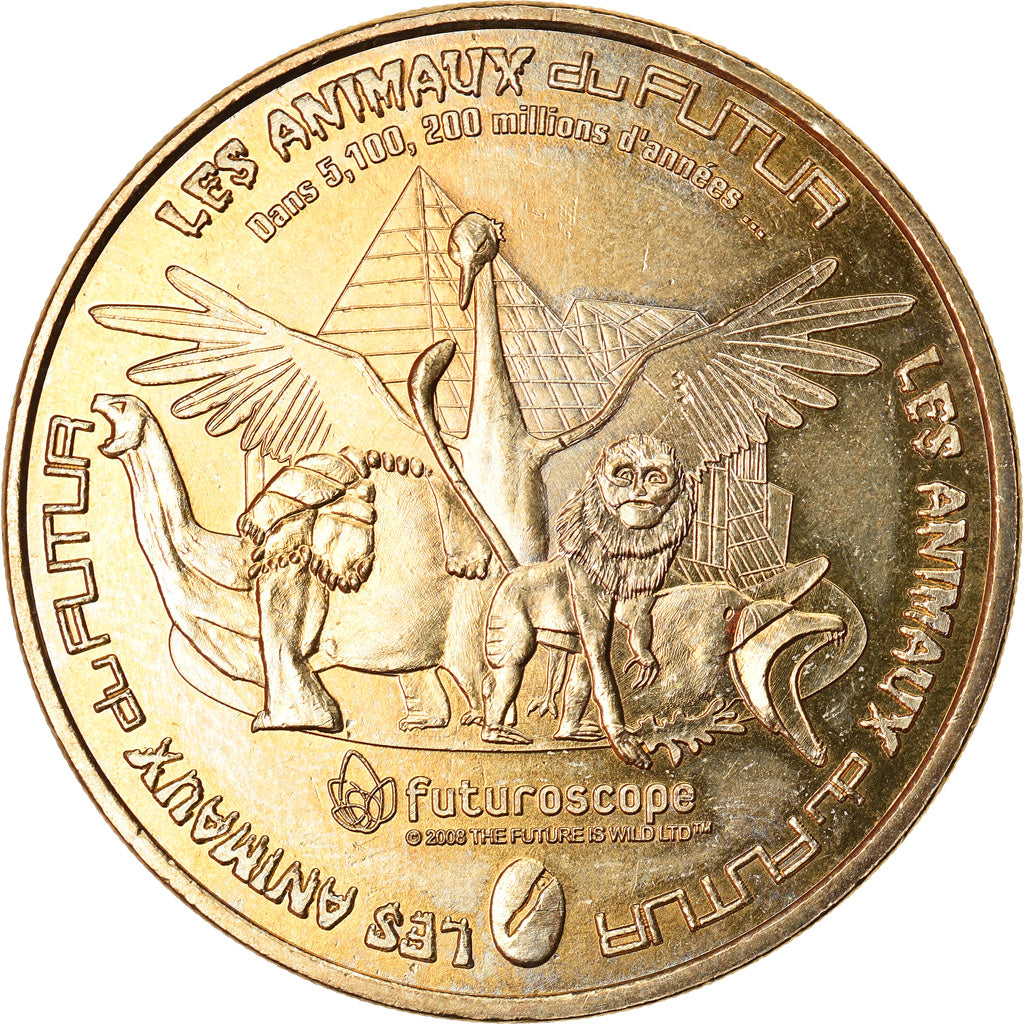 Frankreich, Token, Touristic token, Jaunay-Clan - Futuroscope n°7, Arts &