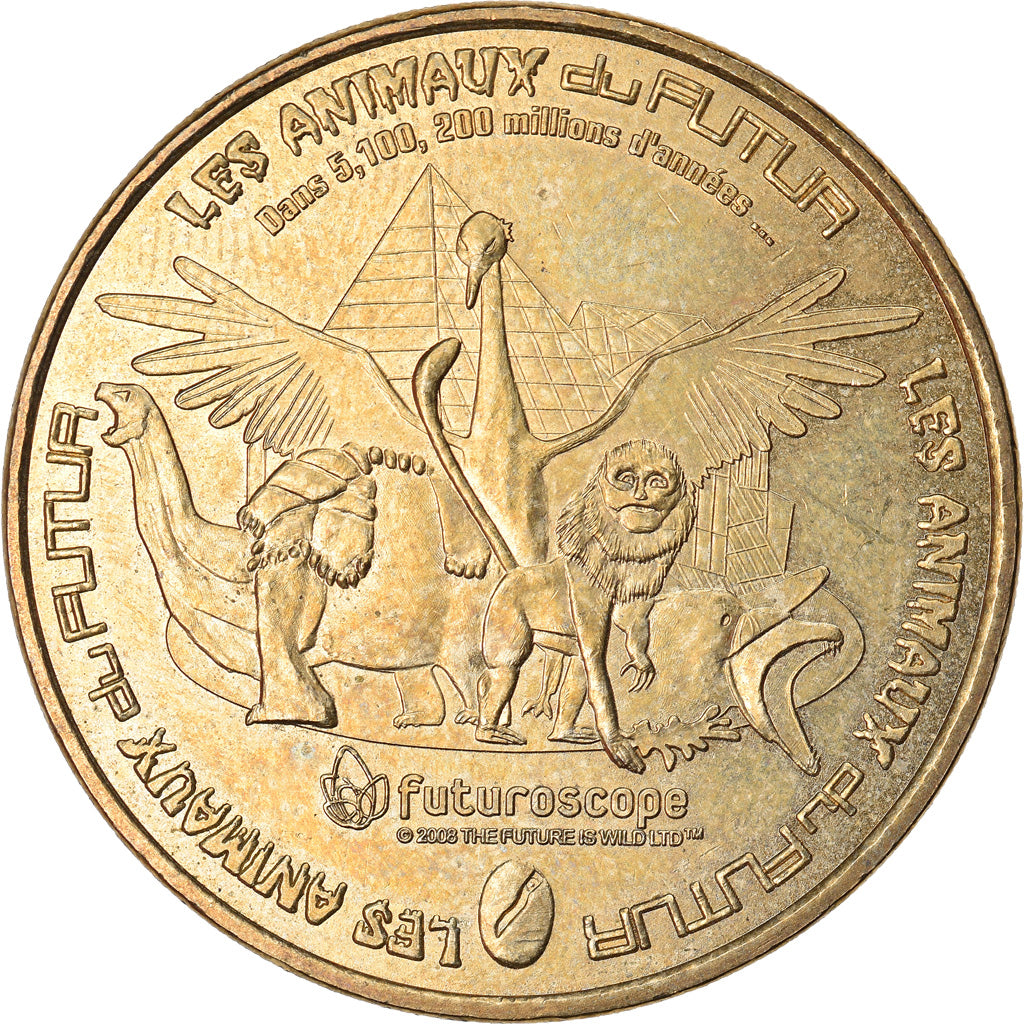 Francia, Token, Touristic token, Jaunay-Clan - Futuroscope n°7, Arts & Culture