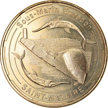 Francia, Token, Jetón turístico, Saint-Nazaire - Sous-marin Espadon n°3, Arts