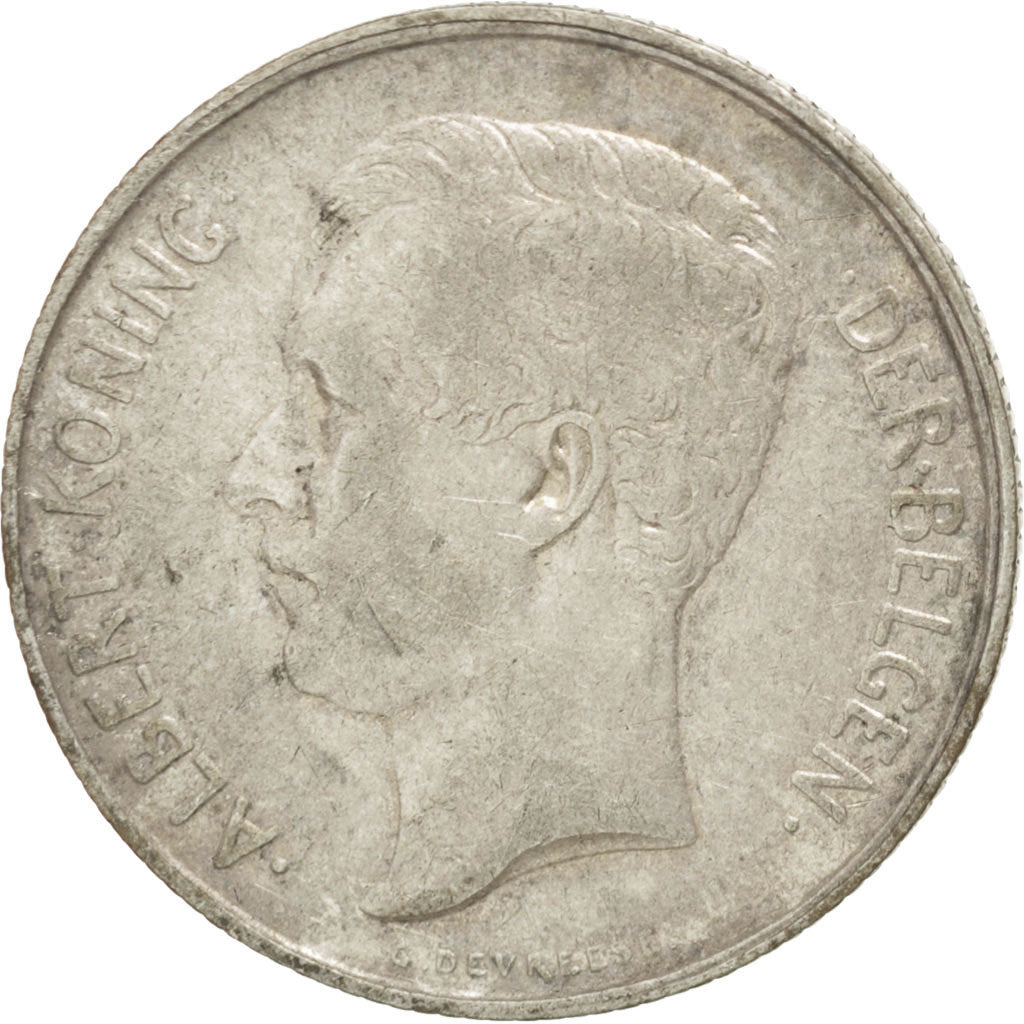 BELGIUM, 2 Francs, 2 Frank, 1911, KM #75, EF(40-45), Silver, 9.96