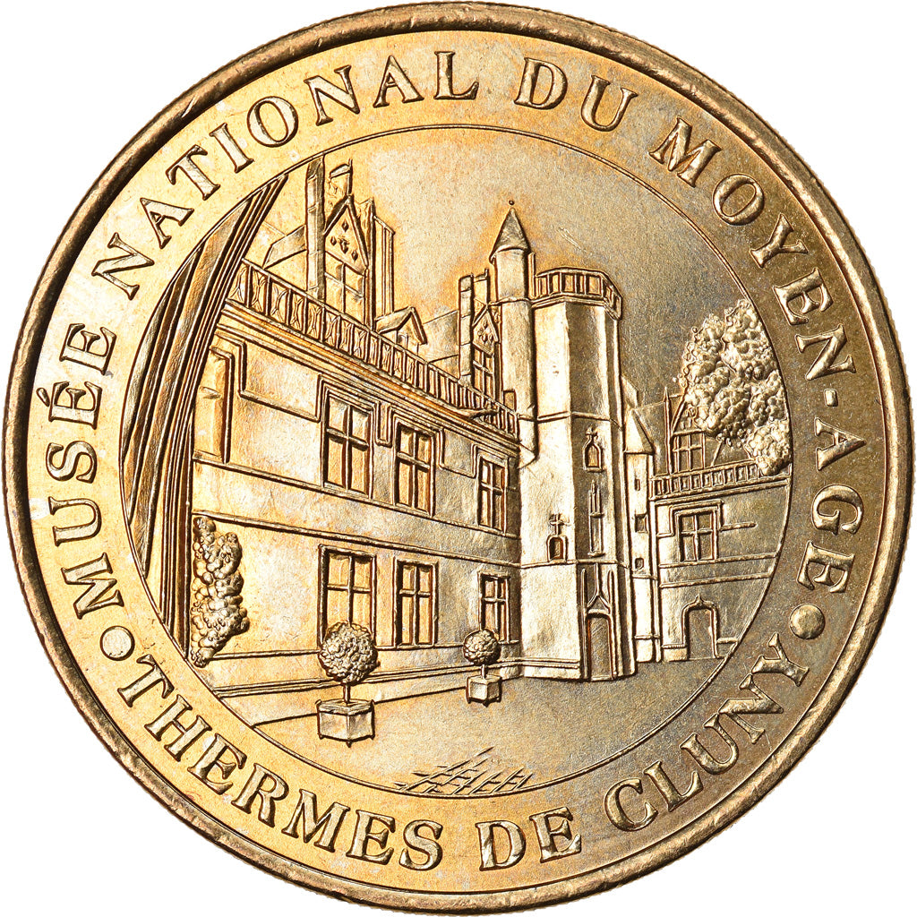 Francja, Token, Żeton turystyczny, Paris - Thermes de Cluny, Sztuka i Kultura