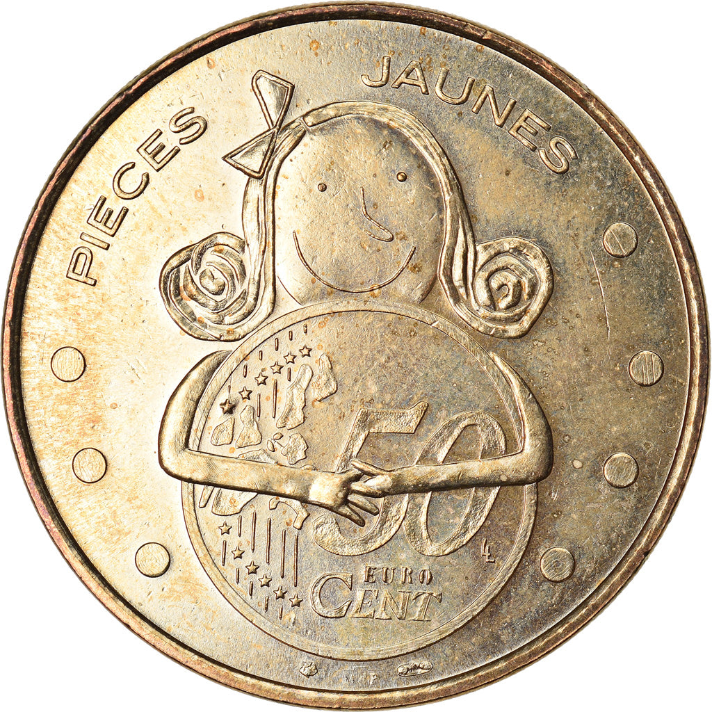 France, Jeton, Jeton Touristique, Paris -  Hopitaux  -  Pièces Jaunes, Arts &