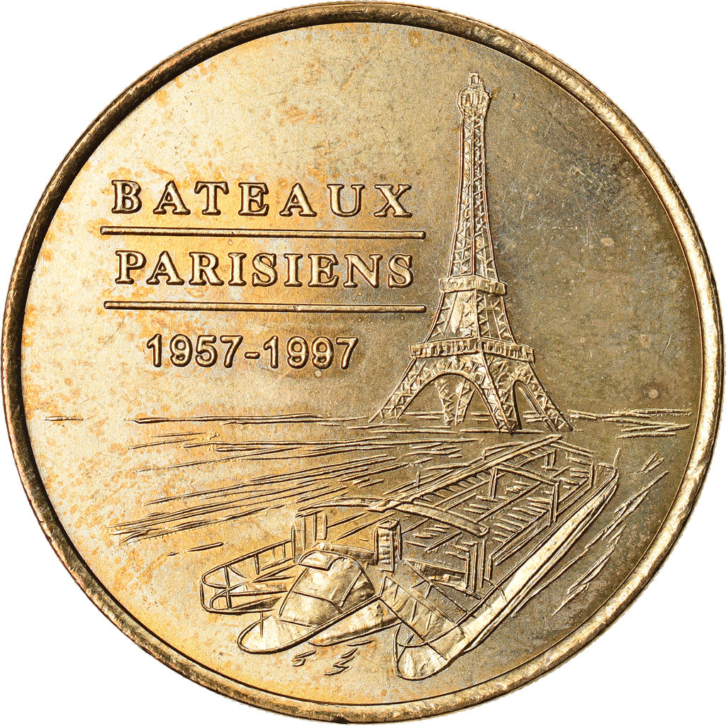 Francia, Token, Jetón turístico, Paris- Bateaux parisiens n°1, Arts &
