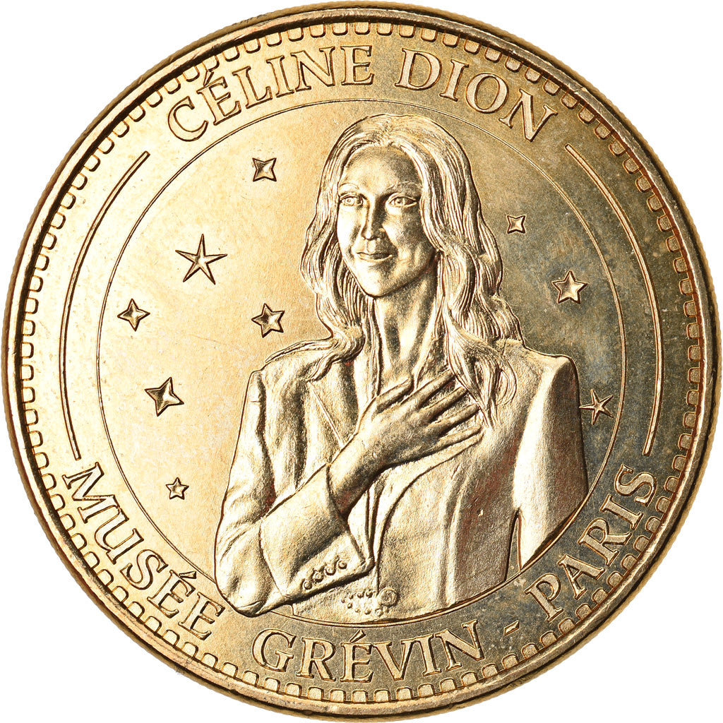 France, Jeton, Jeton Touristique, 75/ Paris - Musée Grévin - Céline Dion