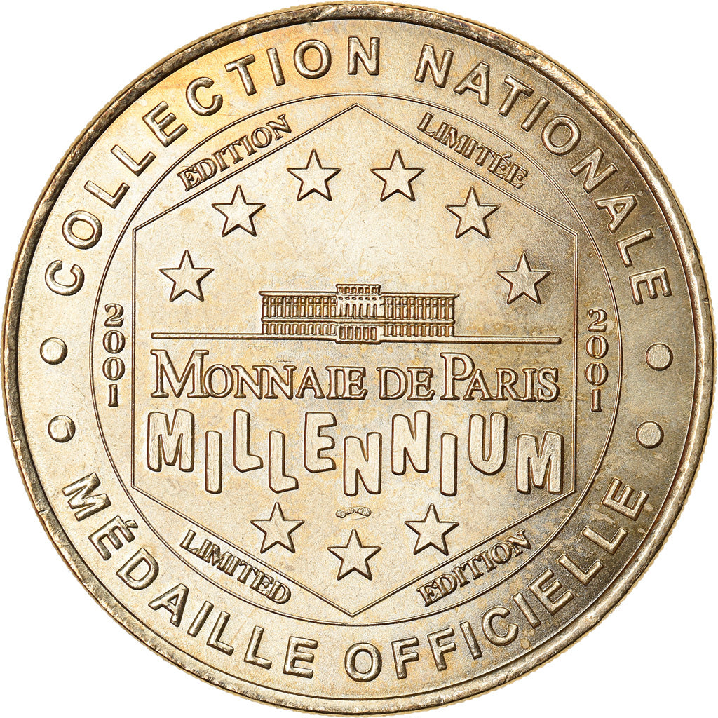 Francia, Token, Touristic token, Paris - Tour Eiffel n°2, Arts & Culture, 2001