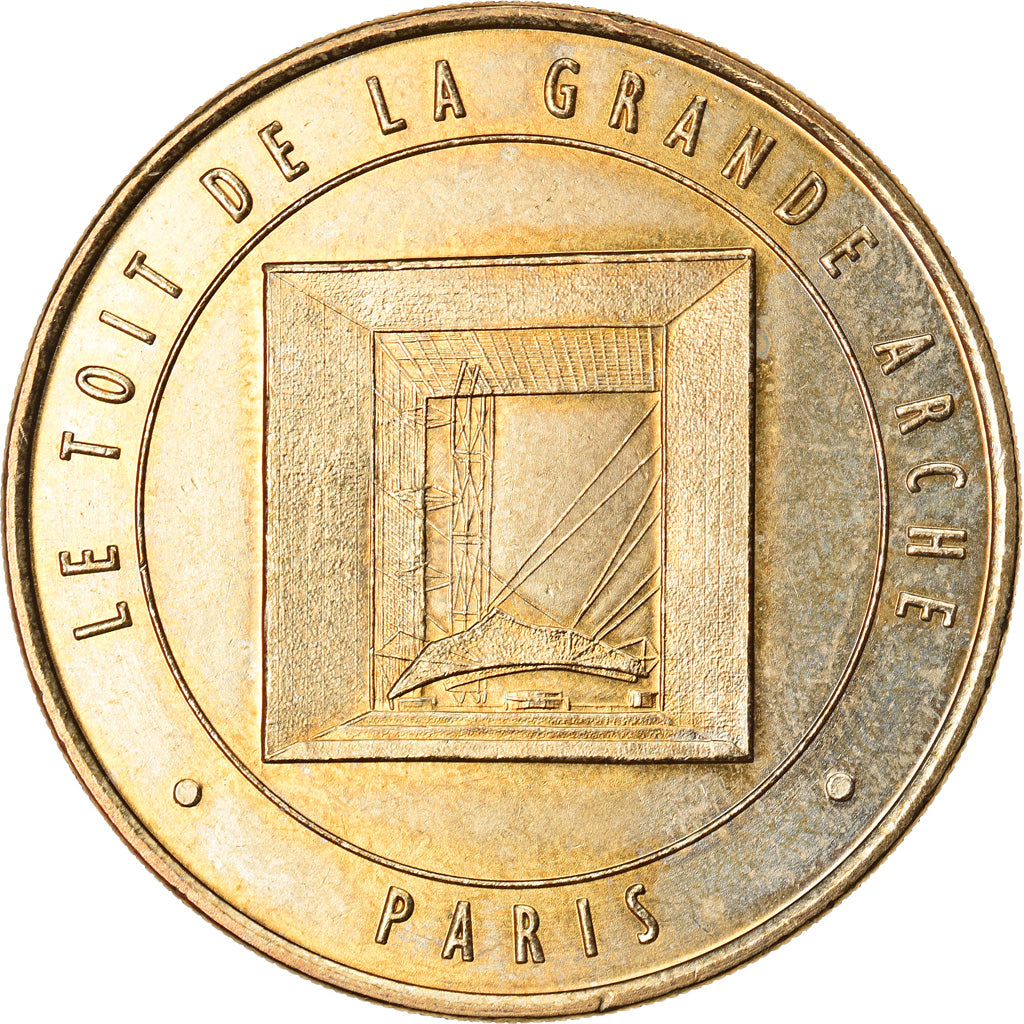 France, Token, Touristic token, La Défense - L e toit de la Grande Arche, Arts