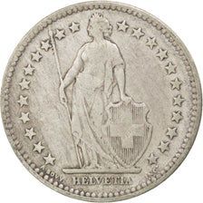 SWITZERLAND, 2 Francs, 1879, Bern, KM #21, EF(40-45), Silver, 27.4, 9.73